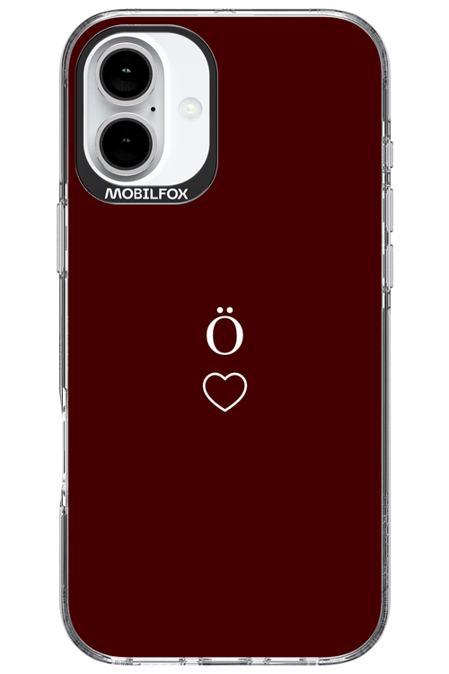 O Burgundia II 2.0 - Apple iPhone 16 Plus