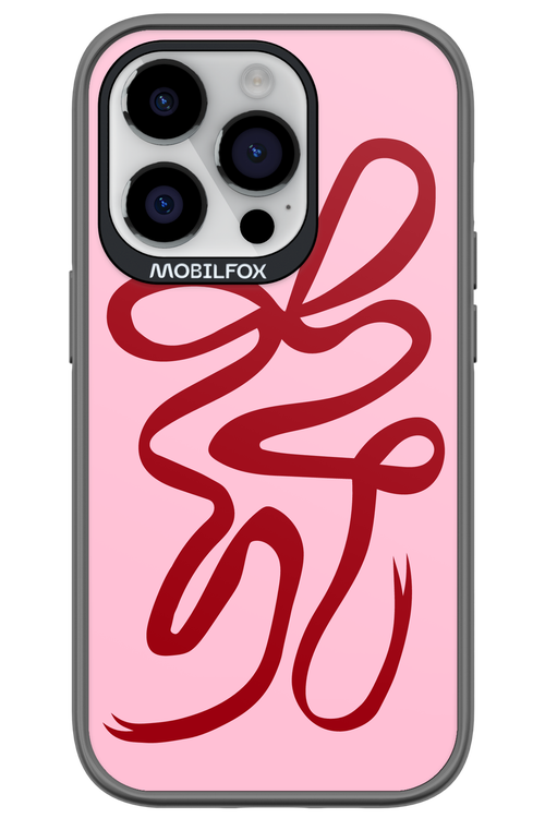 Burgundy Bow - Apple iPhone 14 Pro