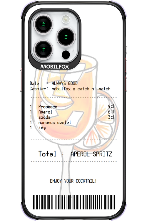 aperol spritz koktél - Apple iPhone 15 Pro Max