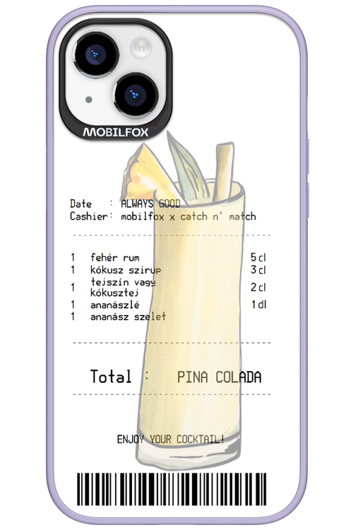 pina colada koktél - Apple iPhone 15 Plus