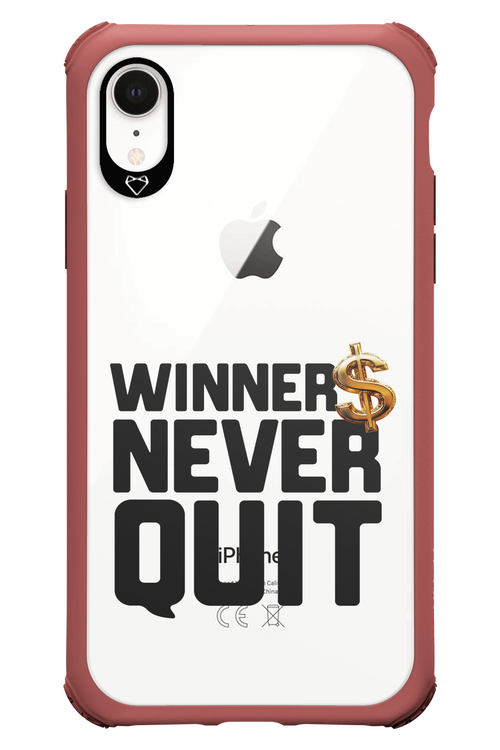 Winners Never Quit - Apple iPhone XR