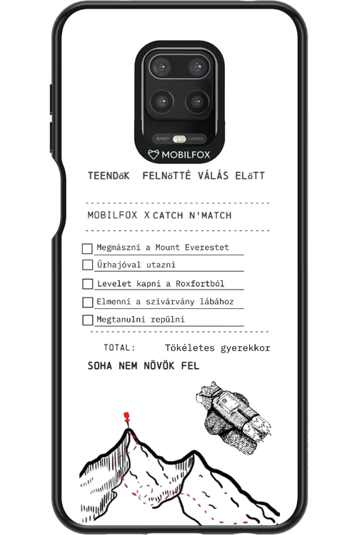 teendők felnőtté válás előtt - Xiaomi Redmi Note 9 Pro