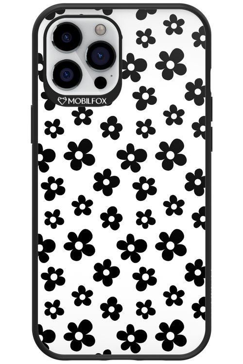 Monochrome Flowers  - Apple iPhone 12 Pro Max