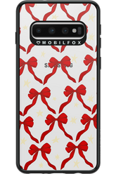Bow & Stars (Transparent) - Samsung Galaxy S10
