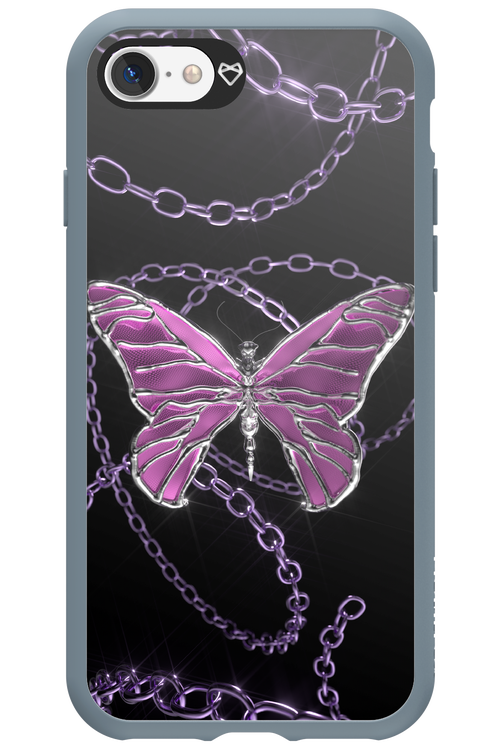 Butterfly Necklace - Apple iPhone 7