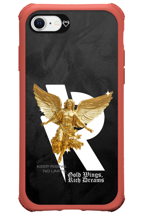 Gold Wings - Apple iPhone 8
