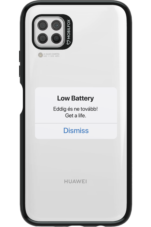 Very Low Battery - Huawei P40 Lite