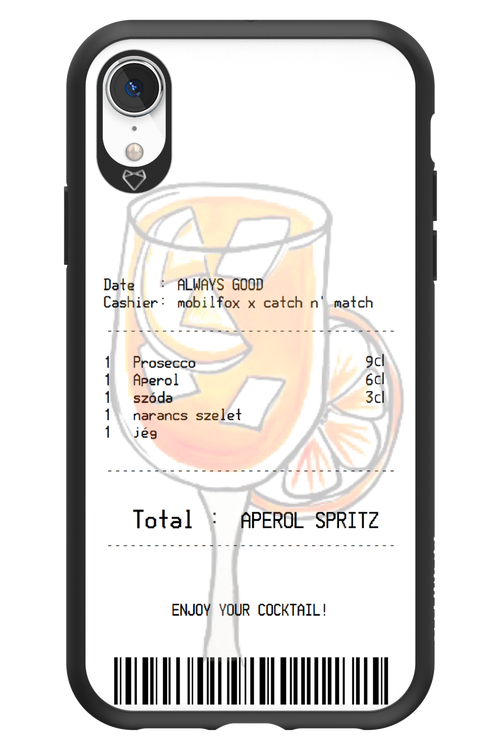 aperol spritz koktél - Apple iPhone XR