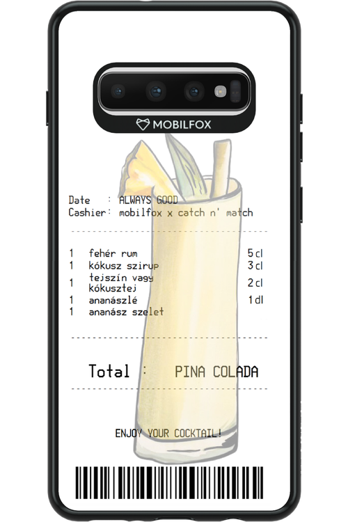 pina colada koktél - Samsung Galaxy S10+