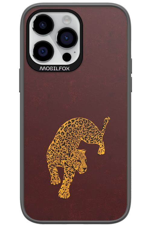 Burgundy Leopard - Apple iPhone 14 Pro Max