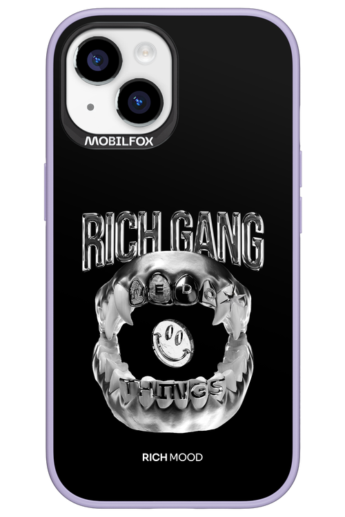 Rich Gang Silver - Apple iPhone 15