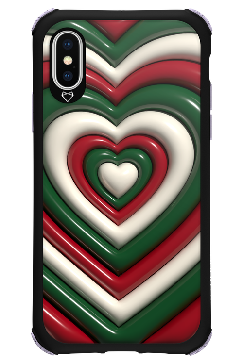 XMAS Hearts - Apple iPhone XS