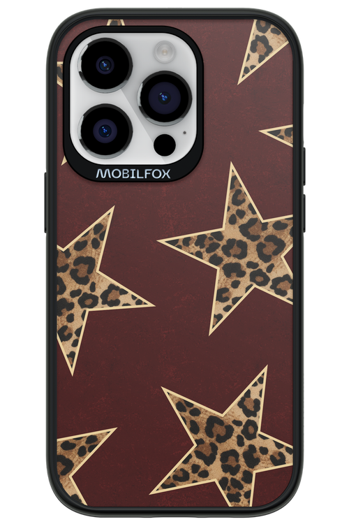 Wild Stars Burgundy - Apple iPhone 14 Pro