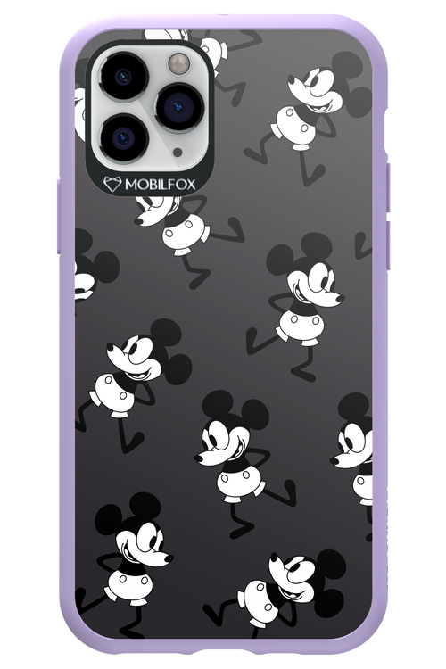 Iconic Mouse (antracite pattern) - Apple iPhone 11 Pro