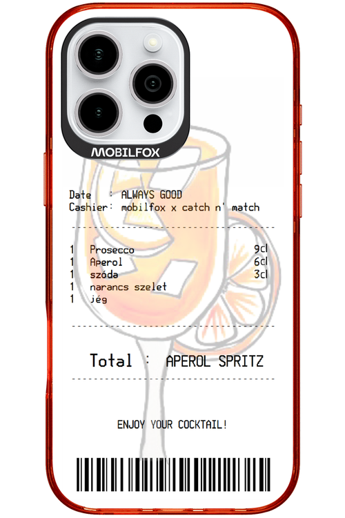 aperol spritz koktél - Apple iPhone 16 Pro Max