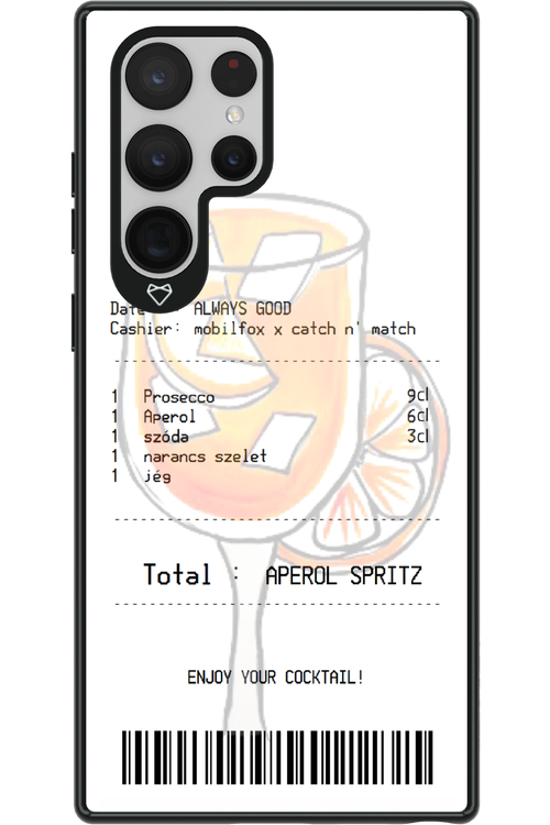 aperol spritz koktél - Samsung Galaxy S22 Ultra