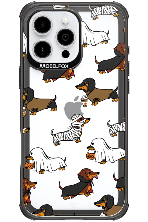Scary Dachshund (Transparent) - Apple iPhone 16 Pro Max