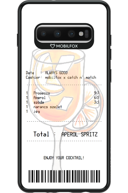 aperol spritz koktél - Samsung Galaxy S10+