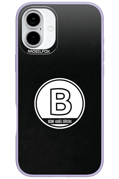 Amig bírom Black - Apple iPhone 16 Plus