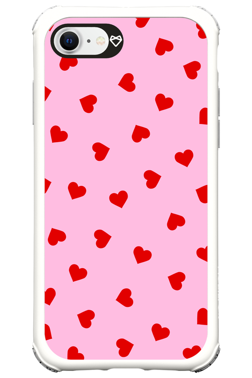 Sprinkle Heart Pink - Apple iPhone 8