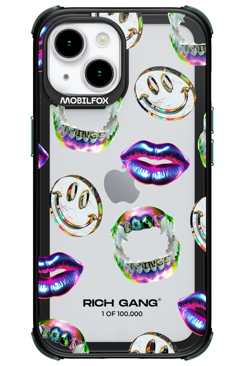 Crazy Rich Transparent - Apple iPhone 15