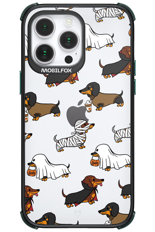 Scary Dachshund (Transparent) - Apple iPhone 14 Pro Max