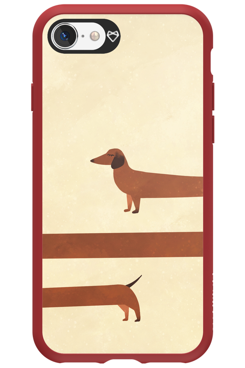 Stretchy Dog - Apple iPhone 8