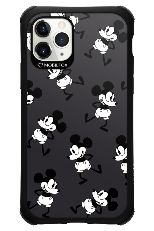 Iconic Mouse (antracite pattern) - Apple iPhone 11 Pro