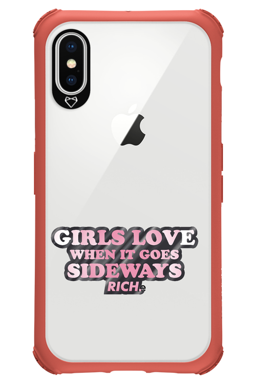 When it goes sideways - Apple iPhone X