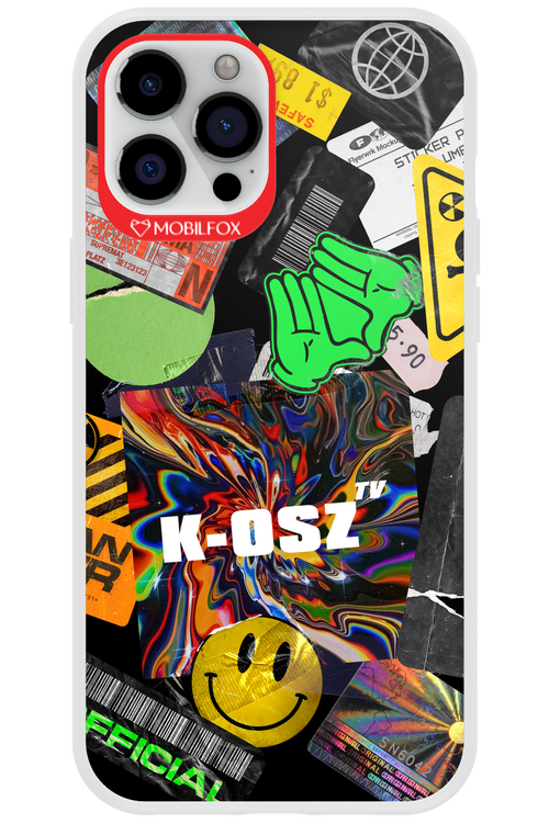K-osz Sticker Black - Apple iPhone 12 Pro Max