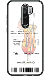 sex on the beach koktél - Xiaomi Redmi Note 8 Pro