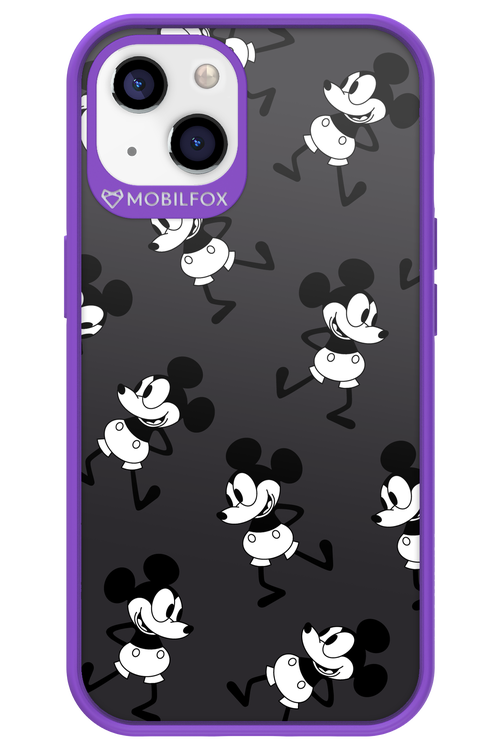 Iconic Mouse (antracite pattern) - Apple iPhone 13
