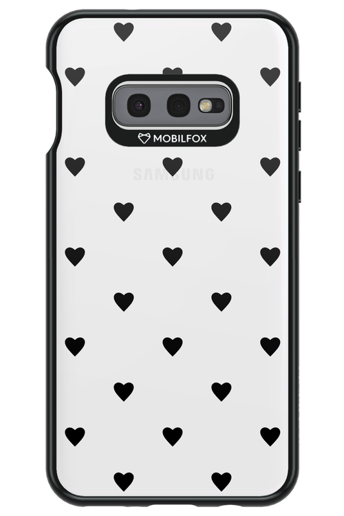 Hearts Transparent - Samsung Galaxy S10e