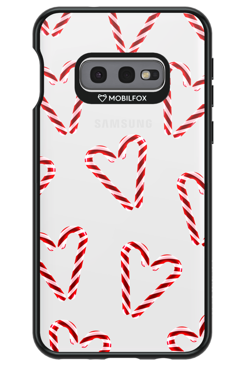 Candy Cane Hearts - Samsung Galaxy S10e