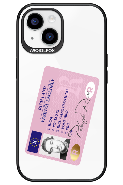 Vezetői engedély - Apple iPhone 15