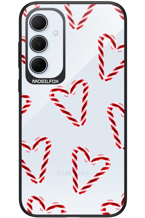 Candy Cane Hearts - Samsung Galaxy A35