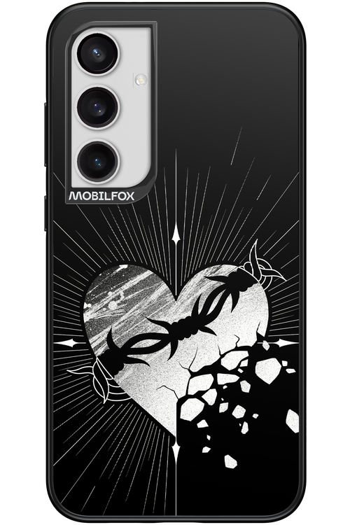 Fehér Szív - Samsung Galaxy S24+