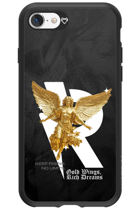 Gold Wings - Apple iPhone 8