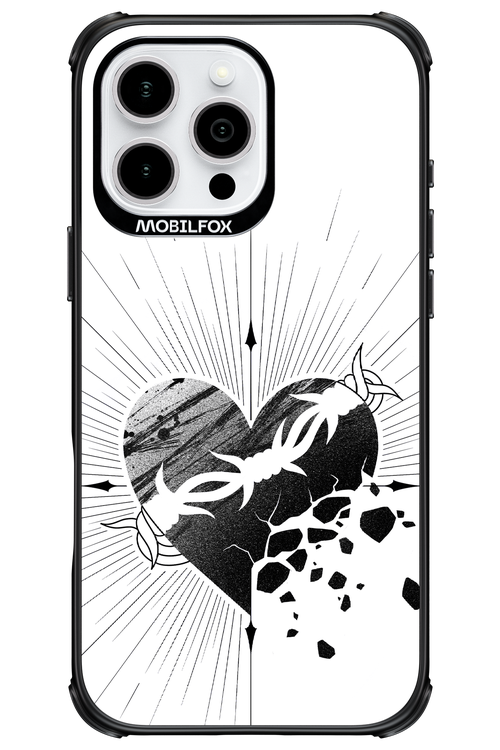 Fekete Szív - Apple iPhone 16 Pro Max