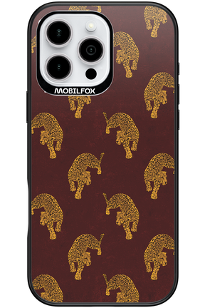 Burgundy Leopard Pattern - Apple iPhone 16 Pro Max