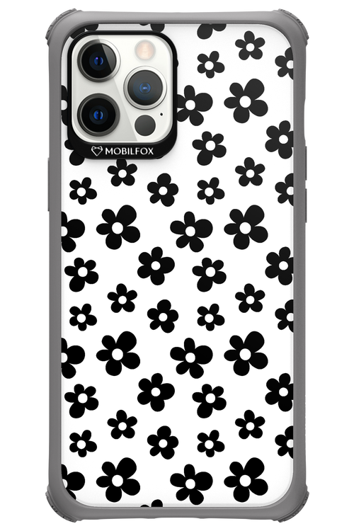 Monochrome Flowers  - Apple iPhone 12 Pro Max