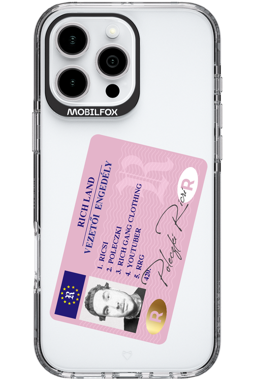 Vezetői engedély - Apple iPhone 16 Pro Max