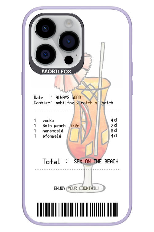 sex on the beach koktél - Apple iPhone 14 Pro Max