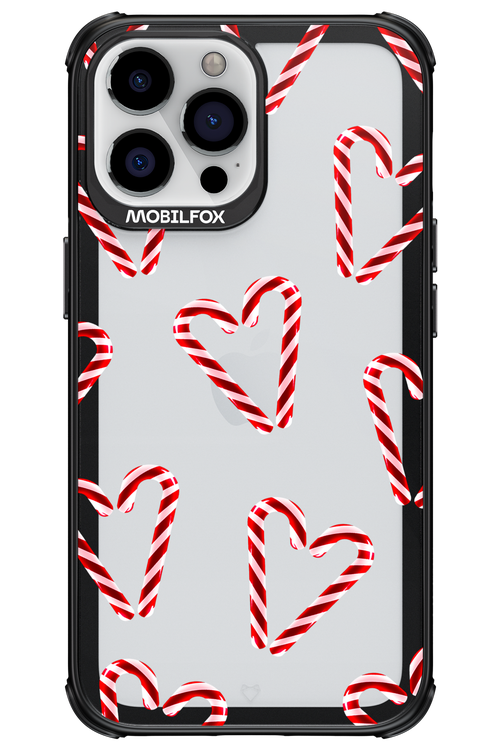 Candy Cane Hearts - Apple iPhone 13 Pro Max