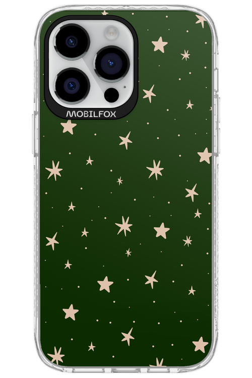 Forest Green Stars - Apple iPhone 14 Pro Max