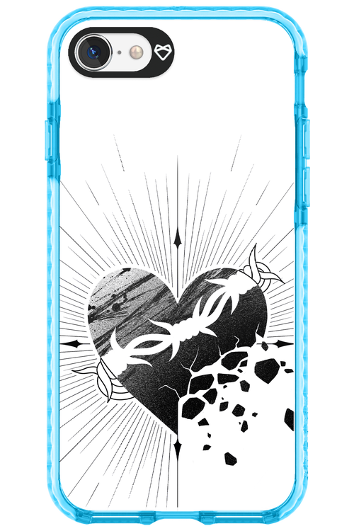 Fekete Szív - Apple iPhone 8