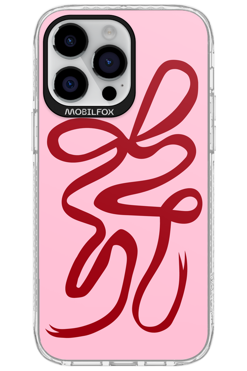 Burgundy Bow - Apple iPhone 14 Pro Max