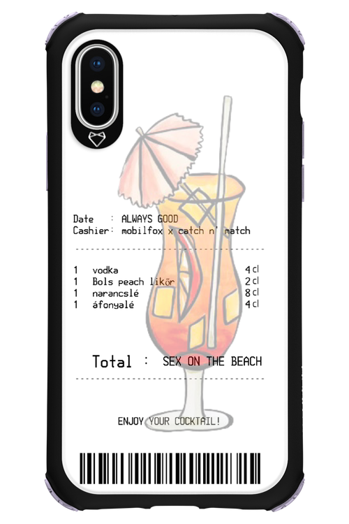 sex on the beach koktél - Apple iPhone X