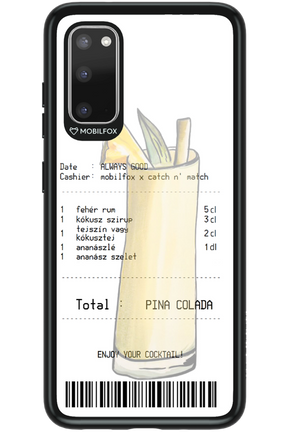 pina colada koktél - Samsung Galaxy S20