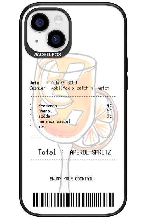 aperol spritz koktél - Apple iPhone 15 Plus